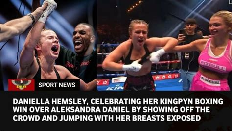 daniella hemsley boxing video|Kingpyn Boxing Highlights: Daniella Hemsley stuns the crowd